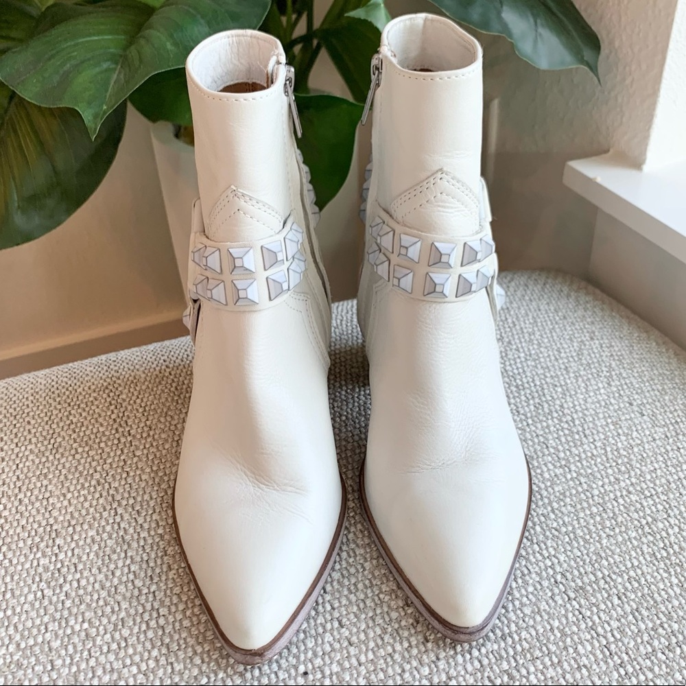 Frye Women's Flynn Deco Stud Harness Ankle Boot